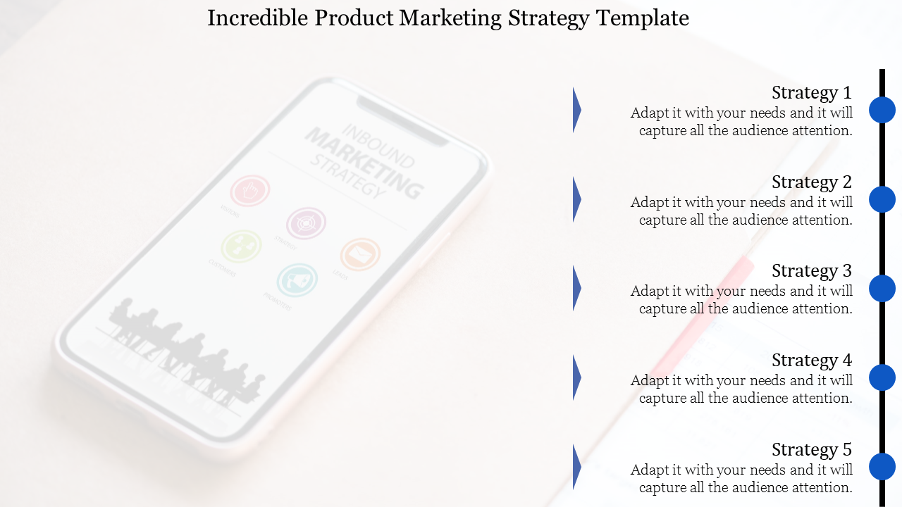 Free - Product Marketing Strategy Template PowerPoint